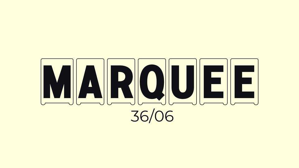 Marquee Font › Fontesk