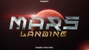 Mars Landing Font › Fontesk