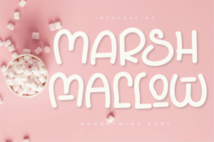 Marshmallow Display Font