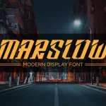 Marslow Font - Fonte Grátis Marslow Font