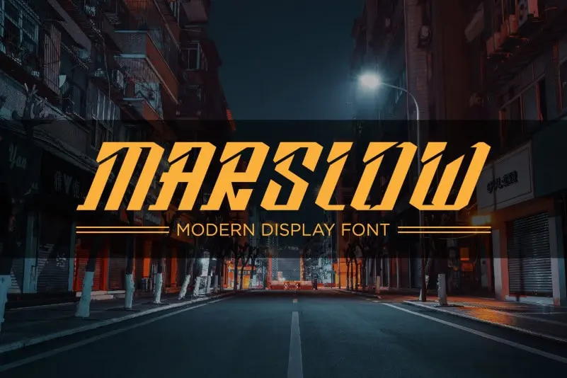 Marslow Font