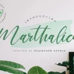 Marthalica Font - Fonte Grátis Marthalica Font