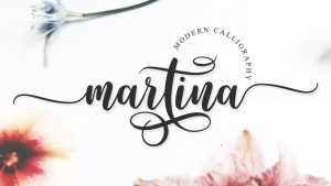 Martina Script Font › Fontesk