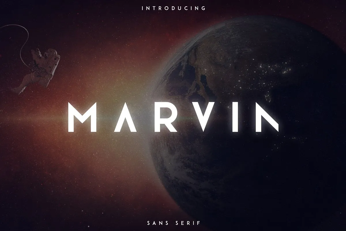 Marvin Sans Serif Typeface