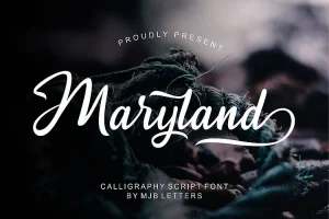 Maryland Calligraphy Font