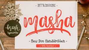 Masha Font › Fontesk