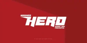 Masked Hero Display Font