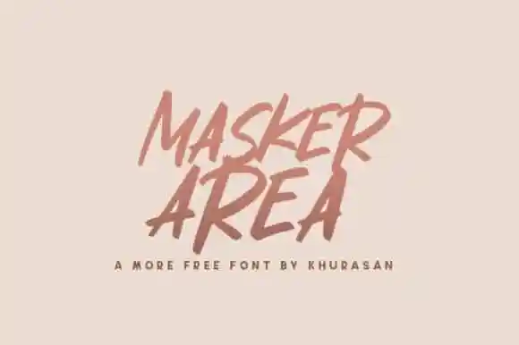 Masker Area Brush Font