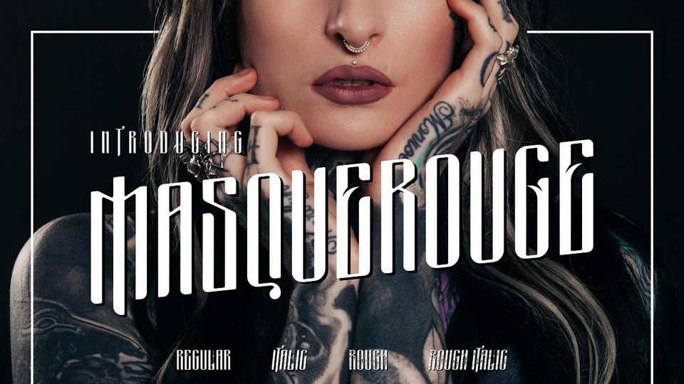 Masquerouge Typeface › Fontesk