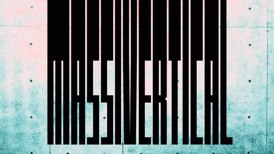 Massivertical Font › Fontesk
