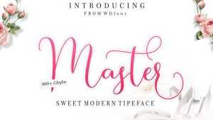 Master Script Font › Fontesk