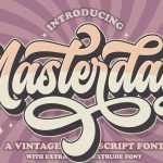 Masterday Vintage Font › Fontesk