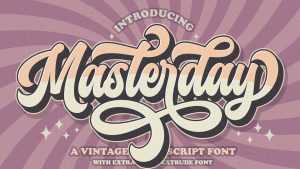 Masterday Vintage Font › Fontesk