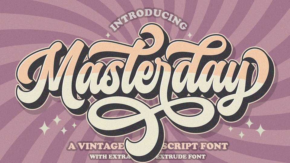 Masterday Vintage Font › Fontesk