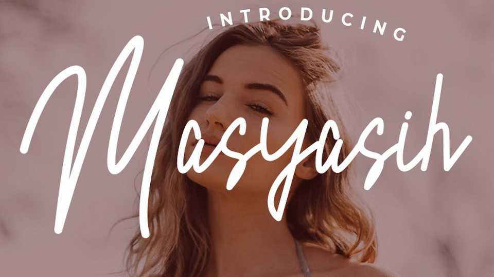 Masyasih Script Font › Fontesk