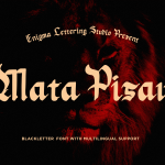 Mata Pisau Font