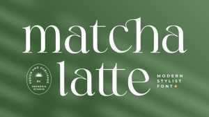 Matcha Latte Font › Fontesk