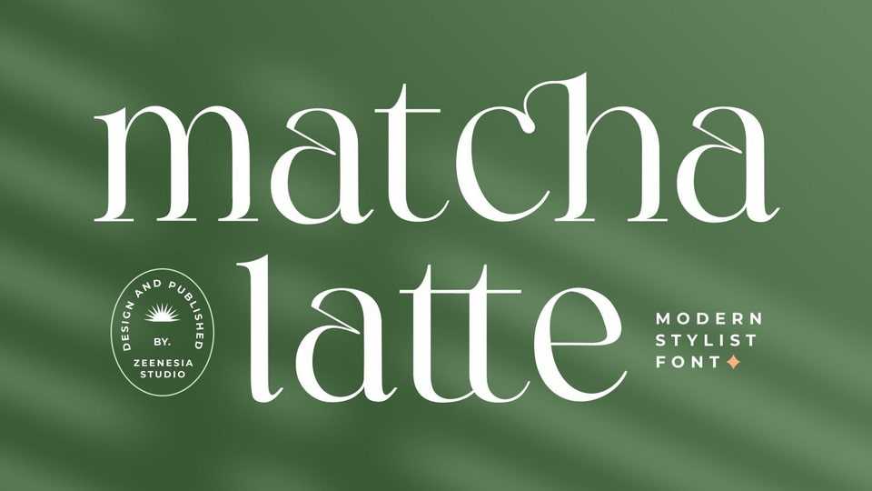 Matcha Latte Font › Fontesk
