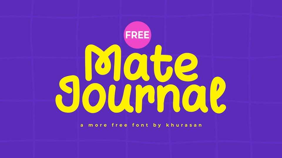 Mate Journal Font › Fontesk