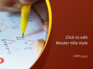 Math PowerPoint Template