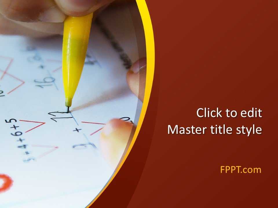Math PowerPoint Template