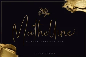 Mathelline Handwritten Font