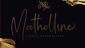 Mathelline Script Font › Fontesk