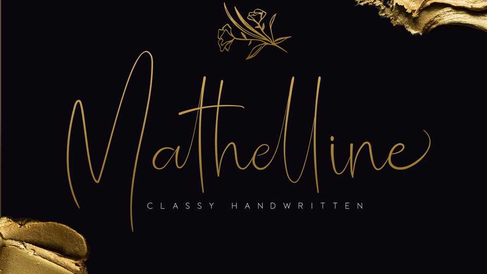 Mathelline Script Font › Fontesk