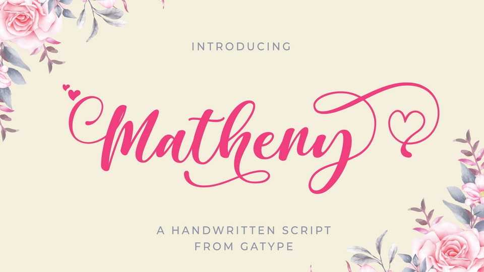 Matheny Font › Fontesk