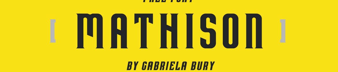 Mathison Display Font