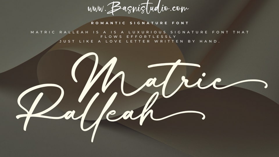 Matric Ralleah Font › Fontesk