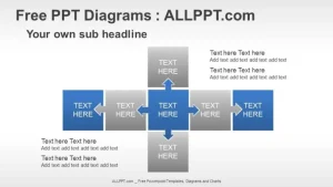Matrix and Arrows Flow PPT Diagrams