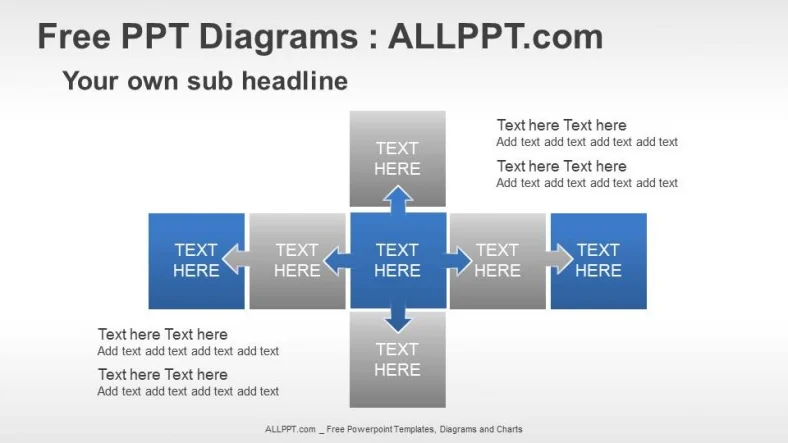 Matrix and Arrows Flow PPT Diagrams