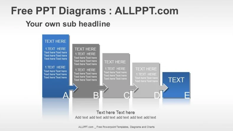 Matrix Arrow Flow PPT Diagrams