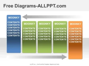 Matrix Arrow PPT Diagram