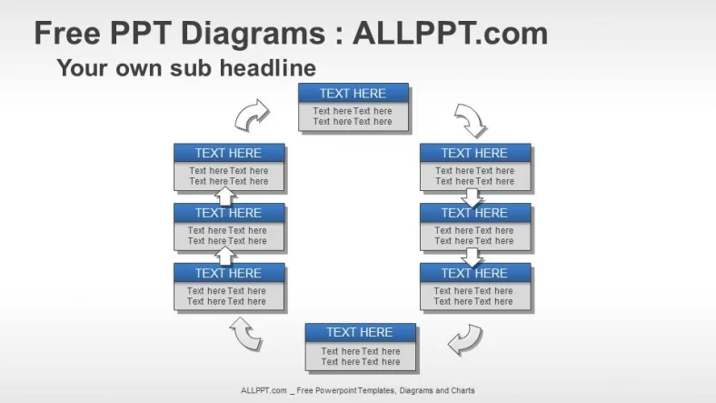 Matrix Cycle PPT Diagrams