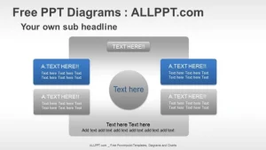 Matrix Sphere Relationship PPT Diagrams