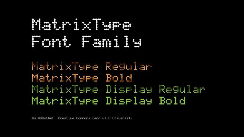 MatrixType Font Family › Fontesk