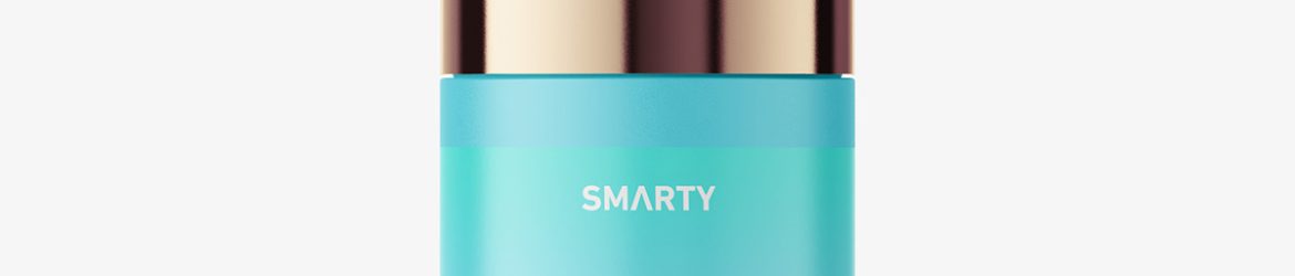 Matt airless bottle mockup