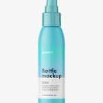 Matt airless bottle mockup