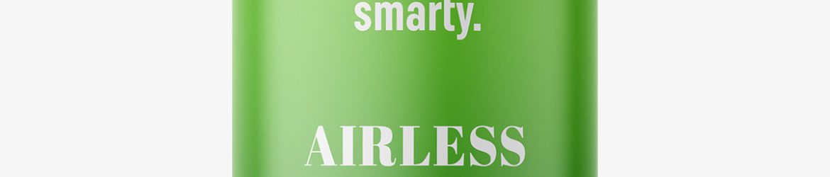 Matt airless jar with pump