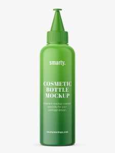 Matt applicator bottle mockup