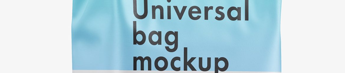 Matt bag mockup