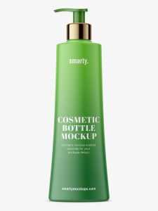 Matt balsam bottle mockup