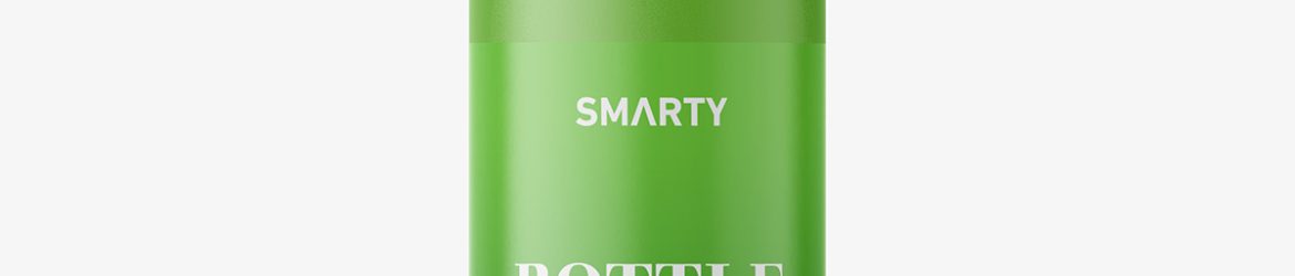 Matt bottle mockup with trigger spray mockup
