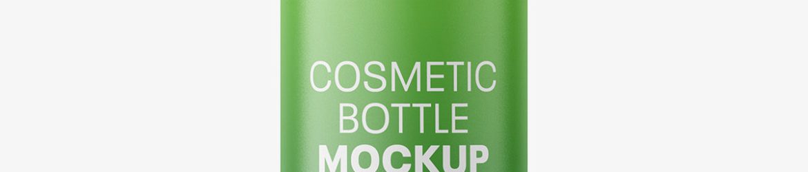 Matt bottle with pump mockup / 200 ml Matt bottle with pump mockup / 200 ml
