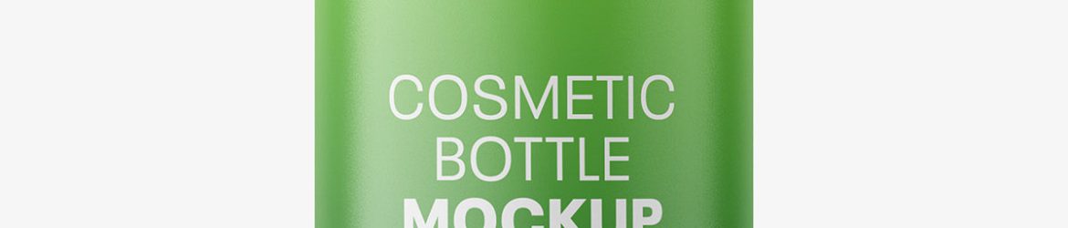 Matt bottle with pump mockup / 300 ml Matt bottle with pump mockup / 300 ml