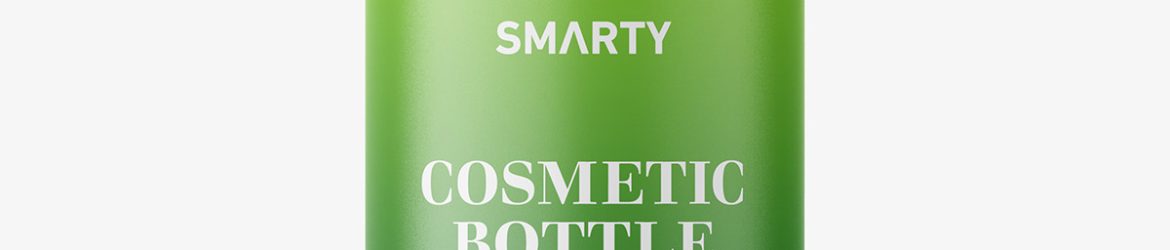 Matt bottle with spout cap mockup