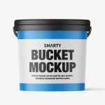 Matt bucket mockup