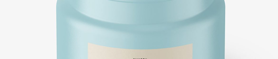 Matt candle mockup